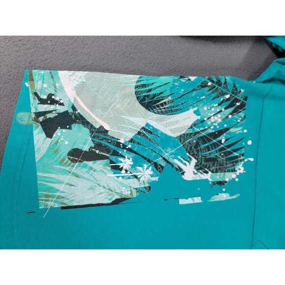 Star Wars Spirit Jersey Shirt Mens Medium Teal Rebel Leader Force Graphic Disney - Picture 3 of 12